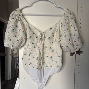 For Love & Lemons Pointelle Bodysuit